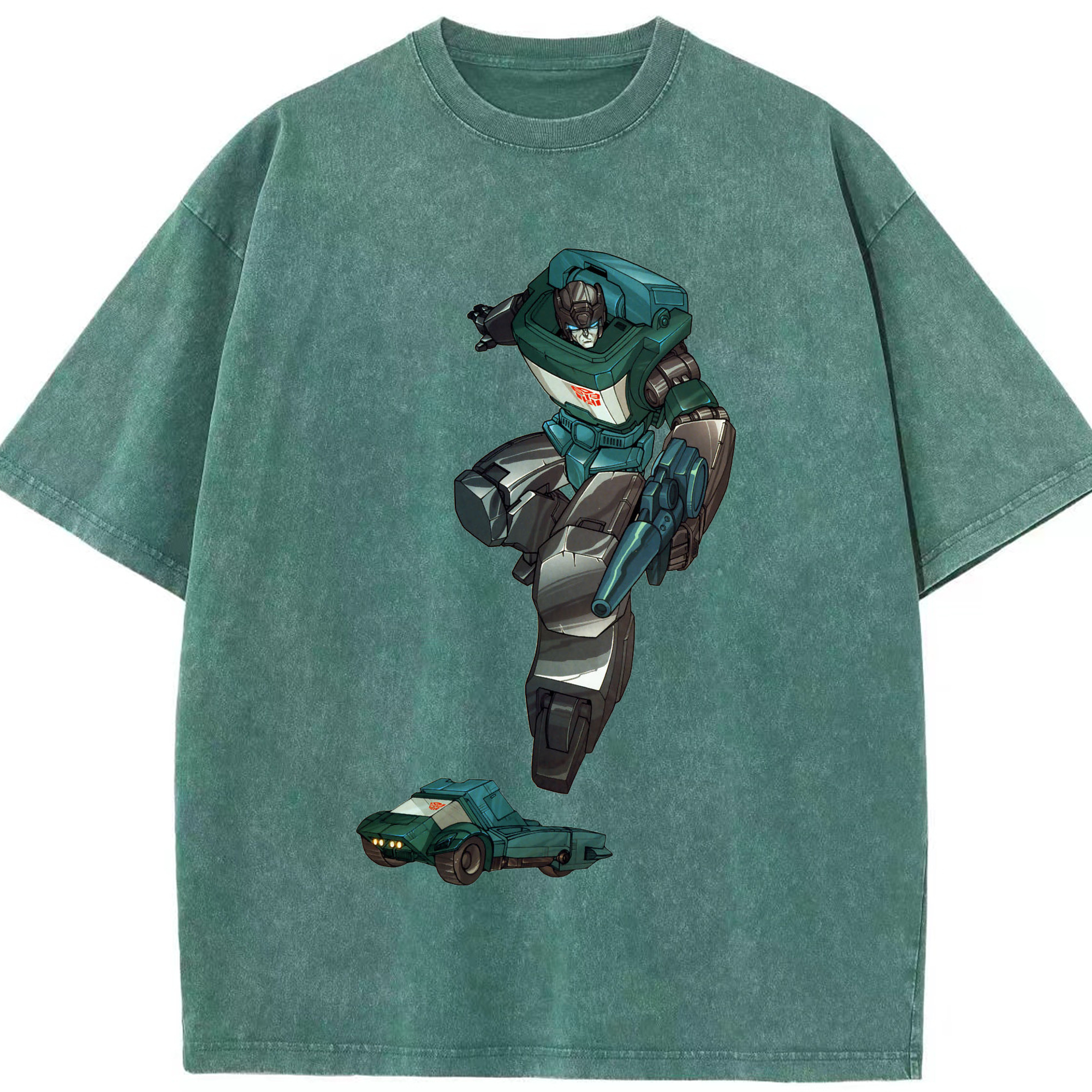 （画像用）  綿100% ヴィンテージ風 半袖Tシャツ（フロントプリント）
